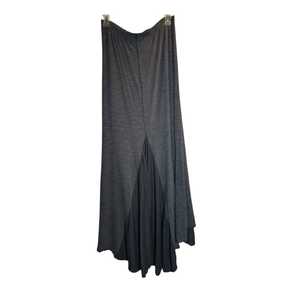 Free People Beach Gray High-Low Maxi Skirt - Picture 2 of 5